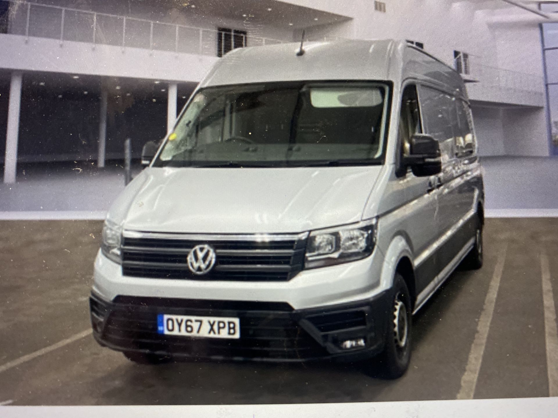 (ON SALE) VOLKSWAGON CRAFTER 2.0TDI "HIGHLINE" (180BHP) LONG WHEEL BASE HIGH ROOF - AIR CON - SILVER - Image 2 of 5