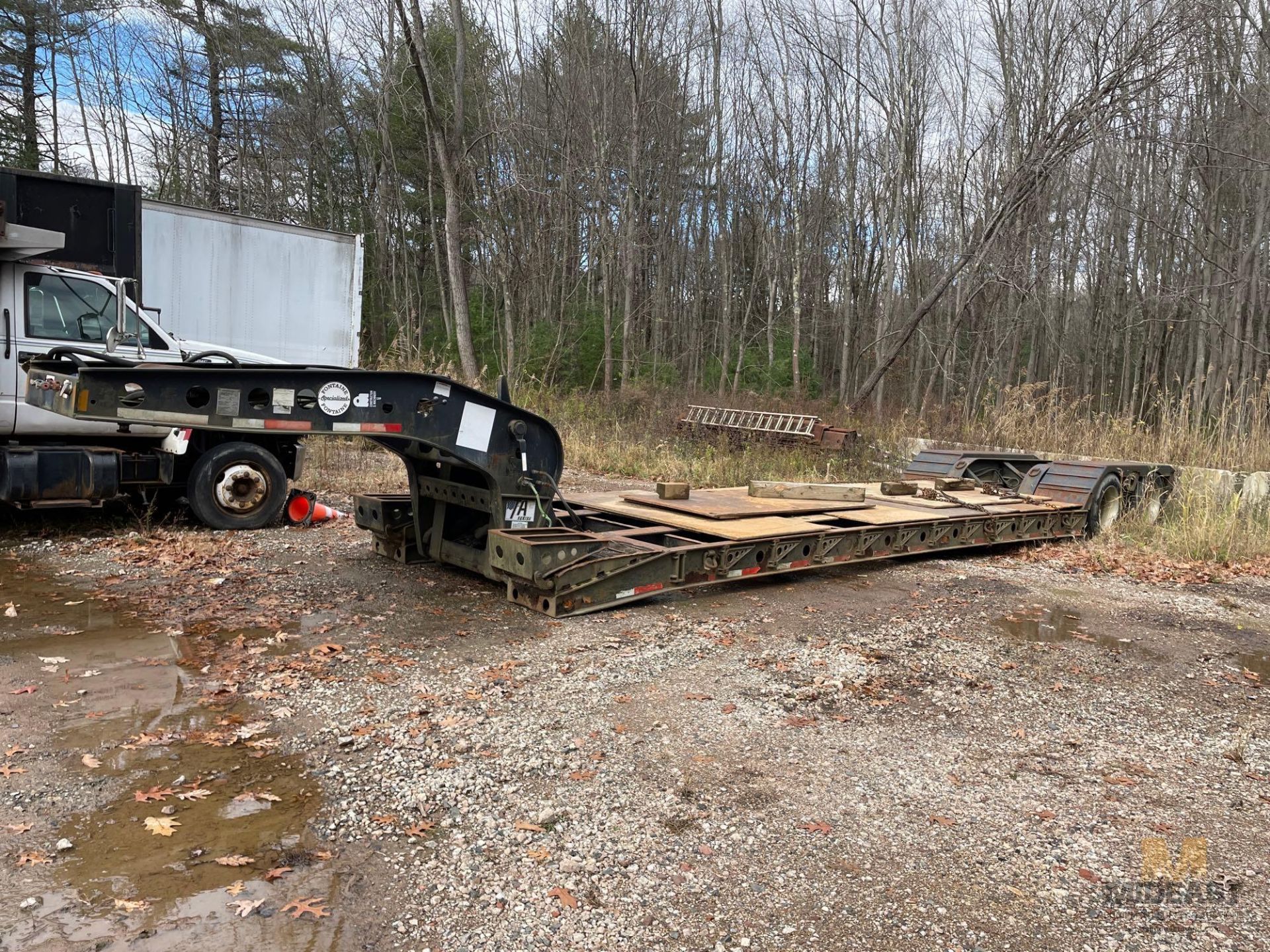 1999 Fontaine 35 Ton RGN Trailer, vin 4LF454529X3507975 - Image 2 of 8