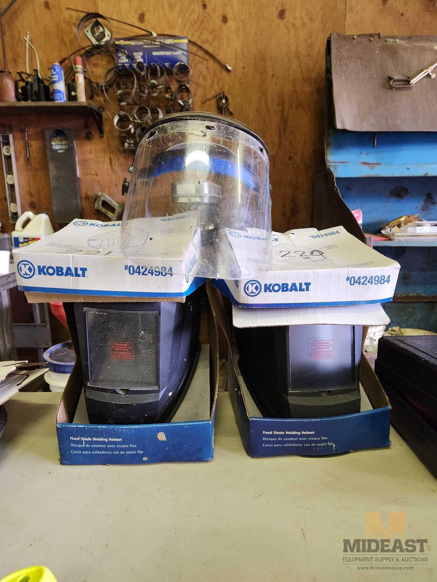 2 Kobalt Welding Helmets