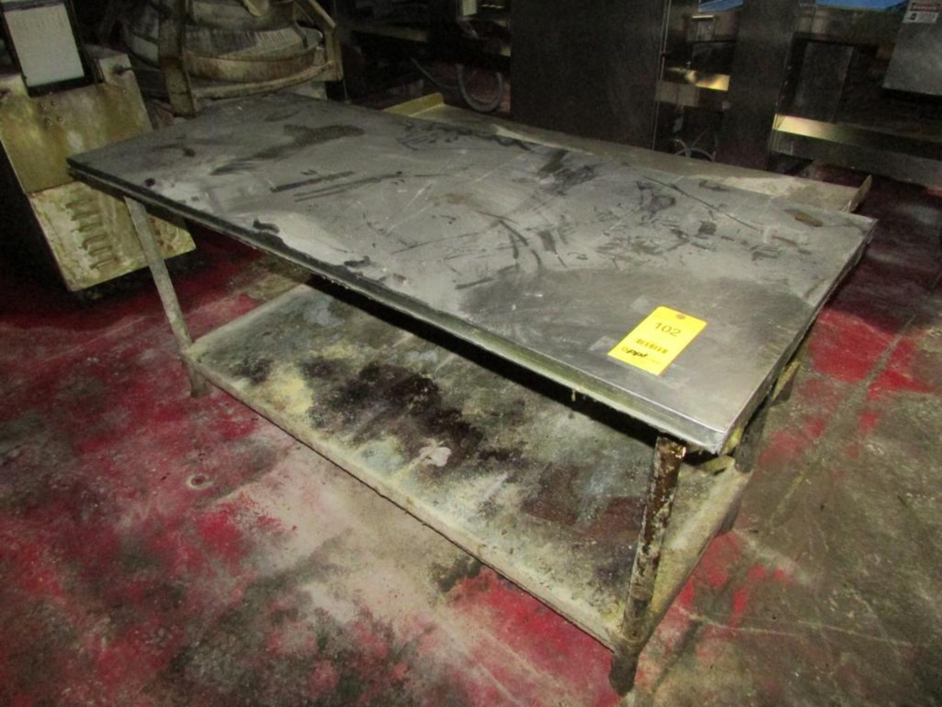 LOT: (2) Stainless Steel Tables. 60"x26",72"x30"