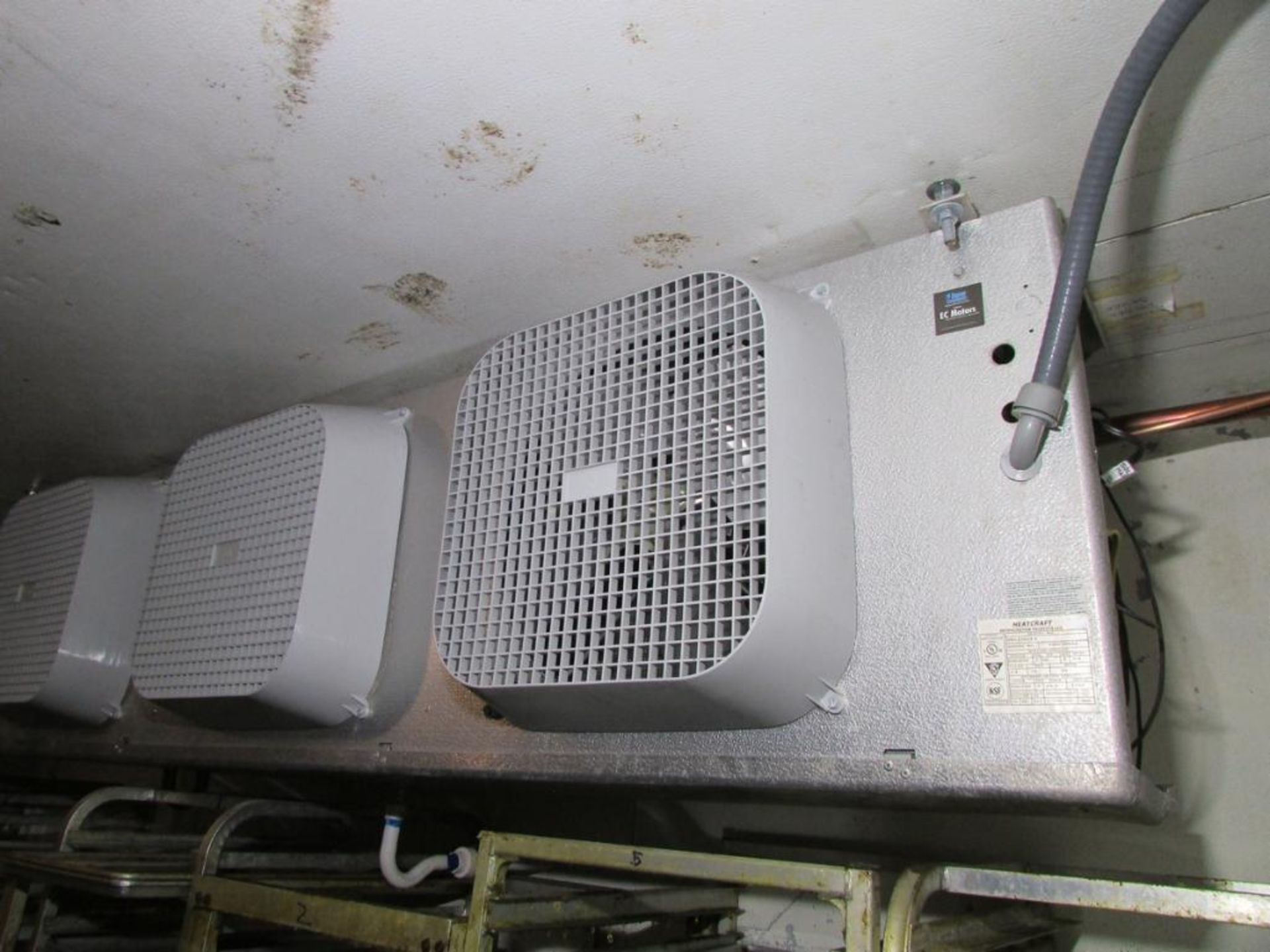 Bohn/Heatcraft BML250CEA 3 Fan Unit Cooler Evaporator. 1/4HP Blowers, 208/230V 60Hz 1PH - Image 3 of 5