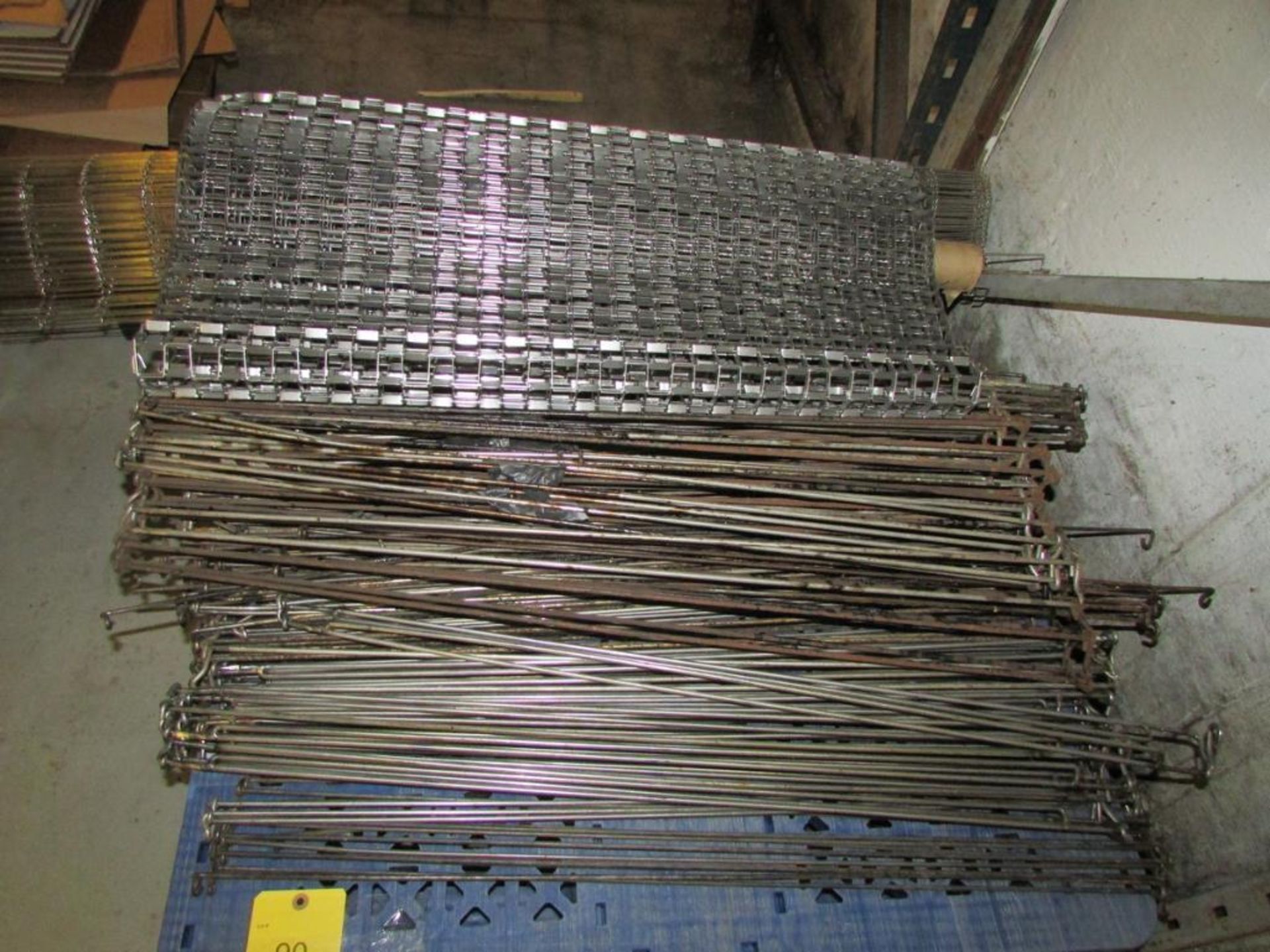 LOT: (3) Pallets of Assorted Stainless Steel Wire Mesh Conveyor Belting - Image 2 of 4