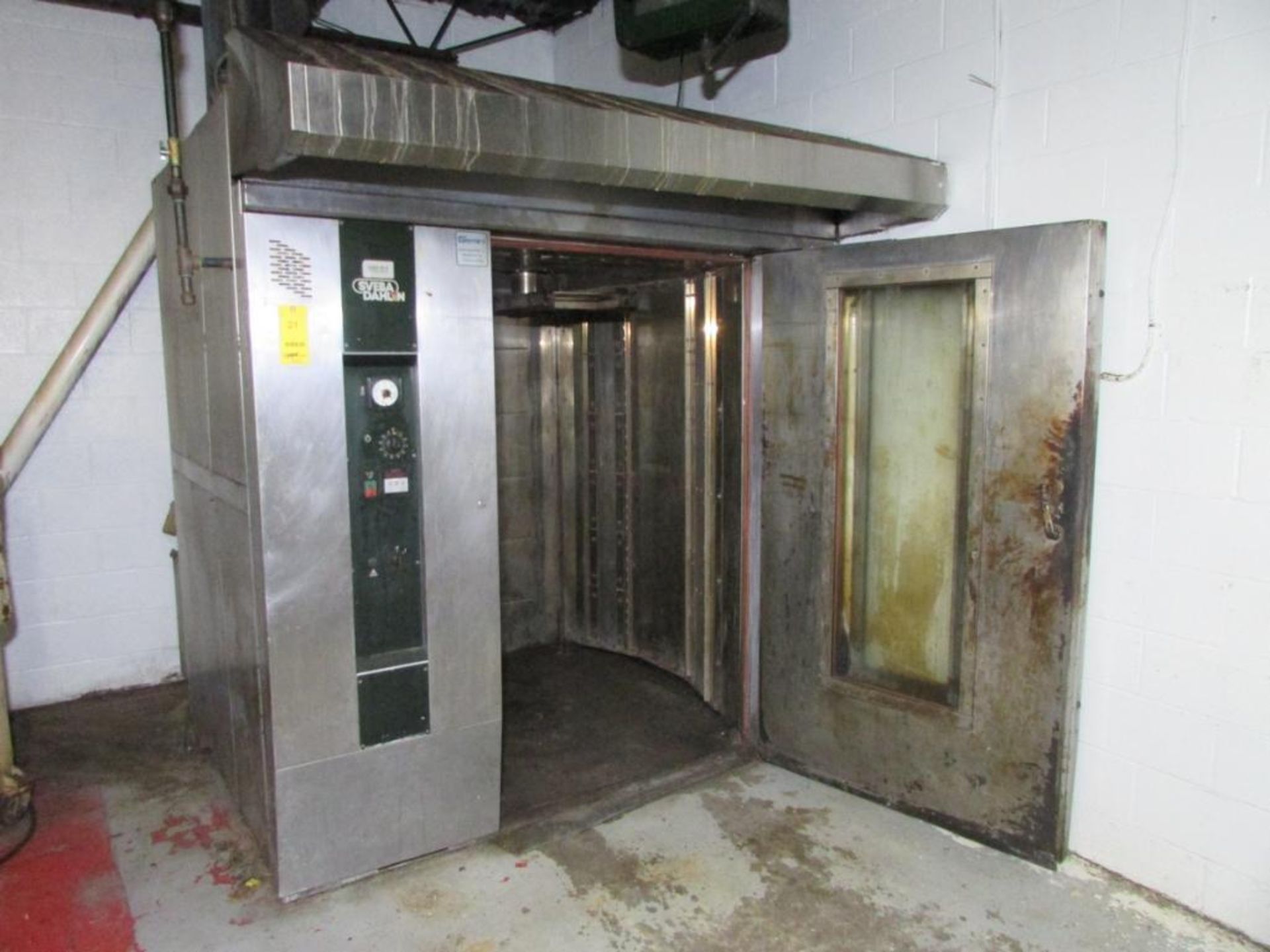 Sveba-Dahlen AB V42LN Natural Gas Industrial Double Rack Oven. 44"x74" Door, 56"x42"x75" Oven Chambe - Image 3 of 9