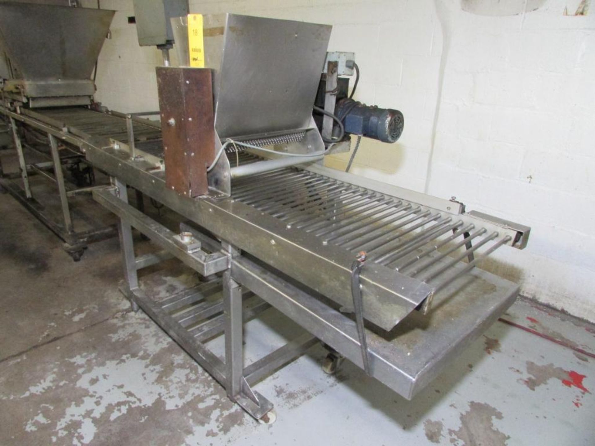 Autoprod Conveyor Pizza Cheese Depositer. 18"x6' Conveyor.