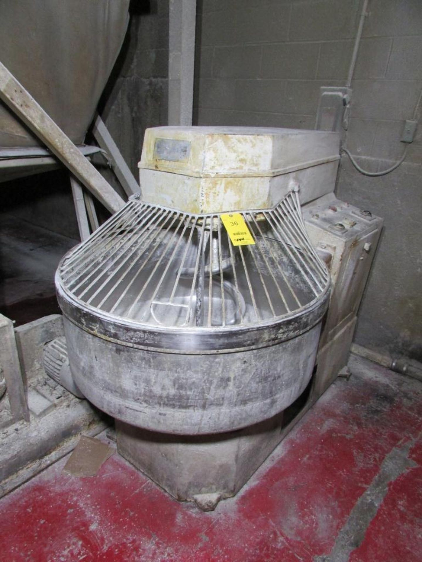 Empire LF250 Spiral Dough Mixer, 40" Diameter x 18" Mixing Bowl, 220V 60Hz 3PH, S/N- 9007135 - Image 2 of 7