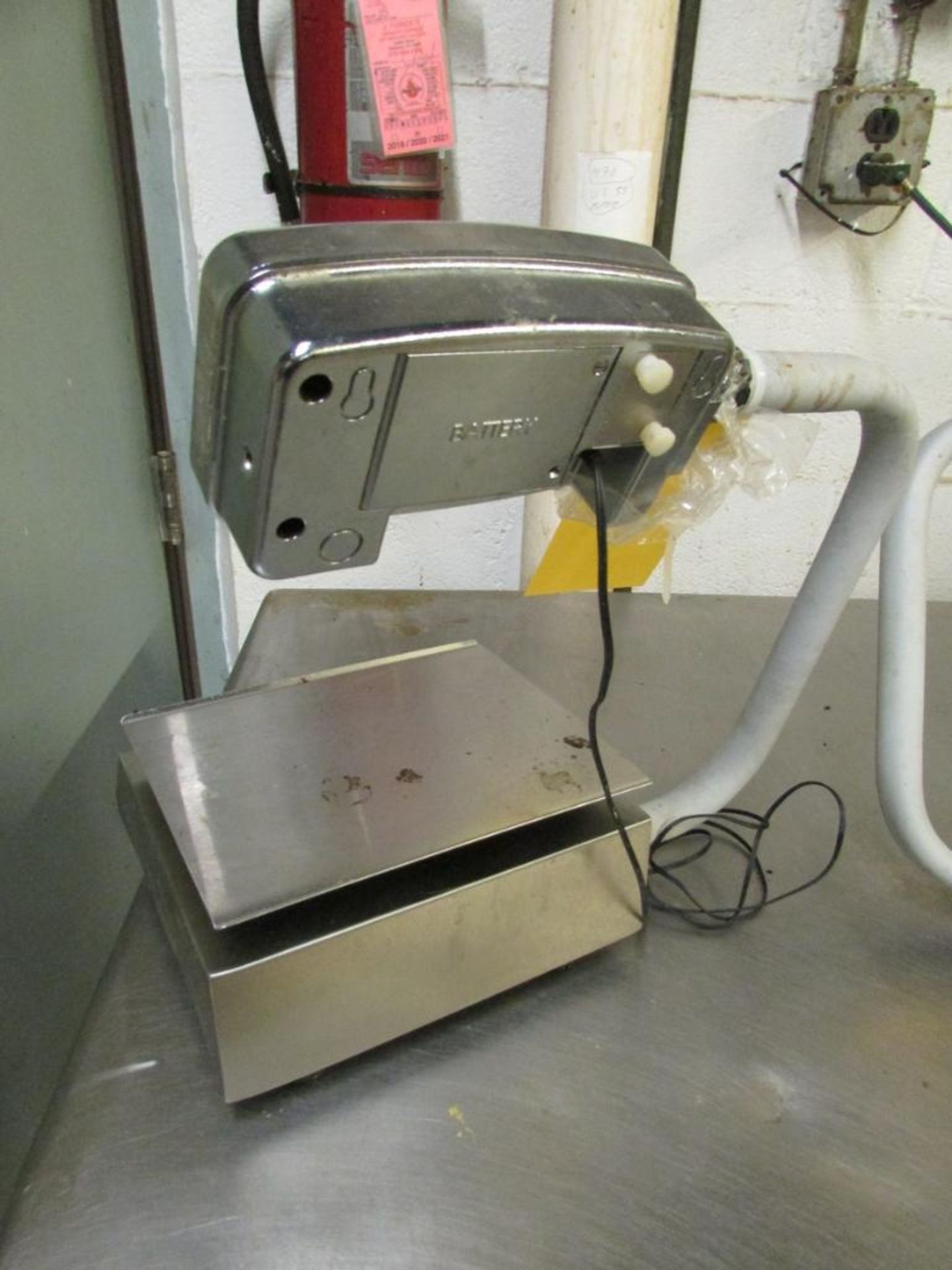 Torrey PZC 10/20 Digital Platform Scale. 20 Lb. x 0.005 Lb. Capacity, 9-1/2"x8-3/4" Platform, S/N- D - Image 5 of 6