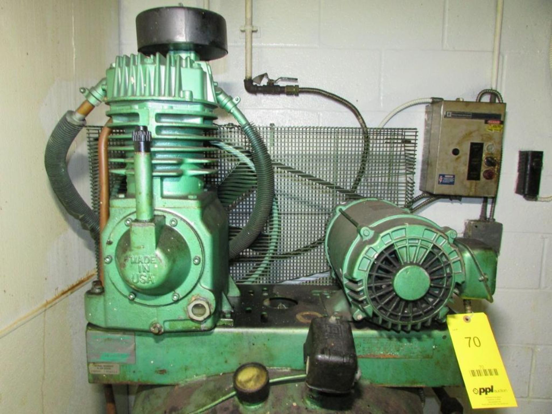 Speedaire 5Z399B-2 5HP Vertical Tank Mounted Air Compressor. 208-230/460V 3PH. S/N- 100693L-938713 - Image 3 of 5