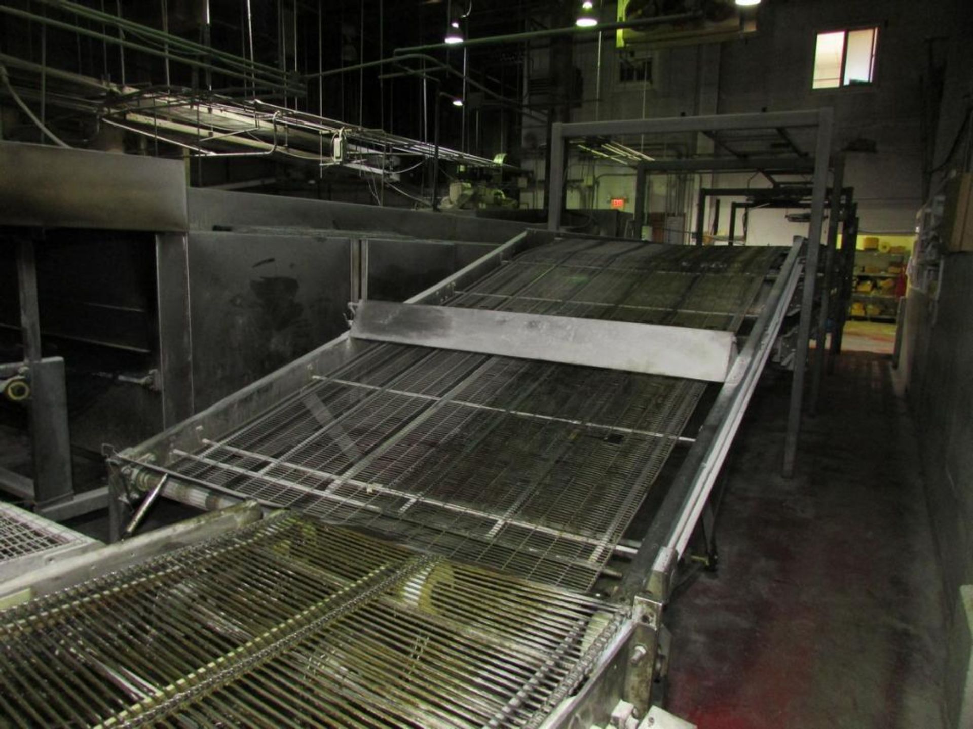 DOC Machine Works 3-Tier 64" W Cooling Conveyor System, Approx 95' Total Length (2) Half Moon Convey - Image 10 of 12