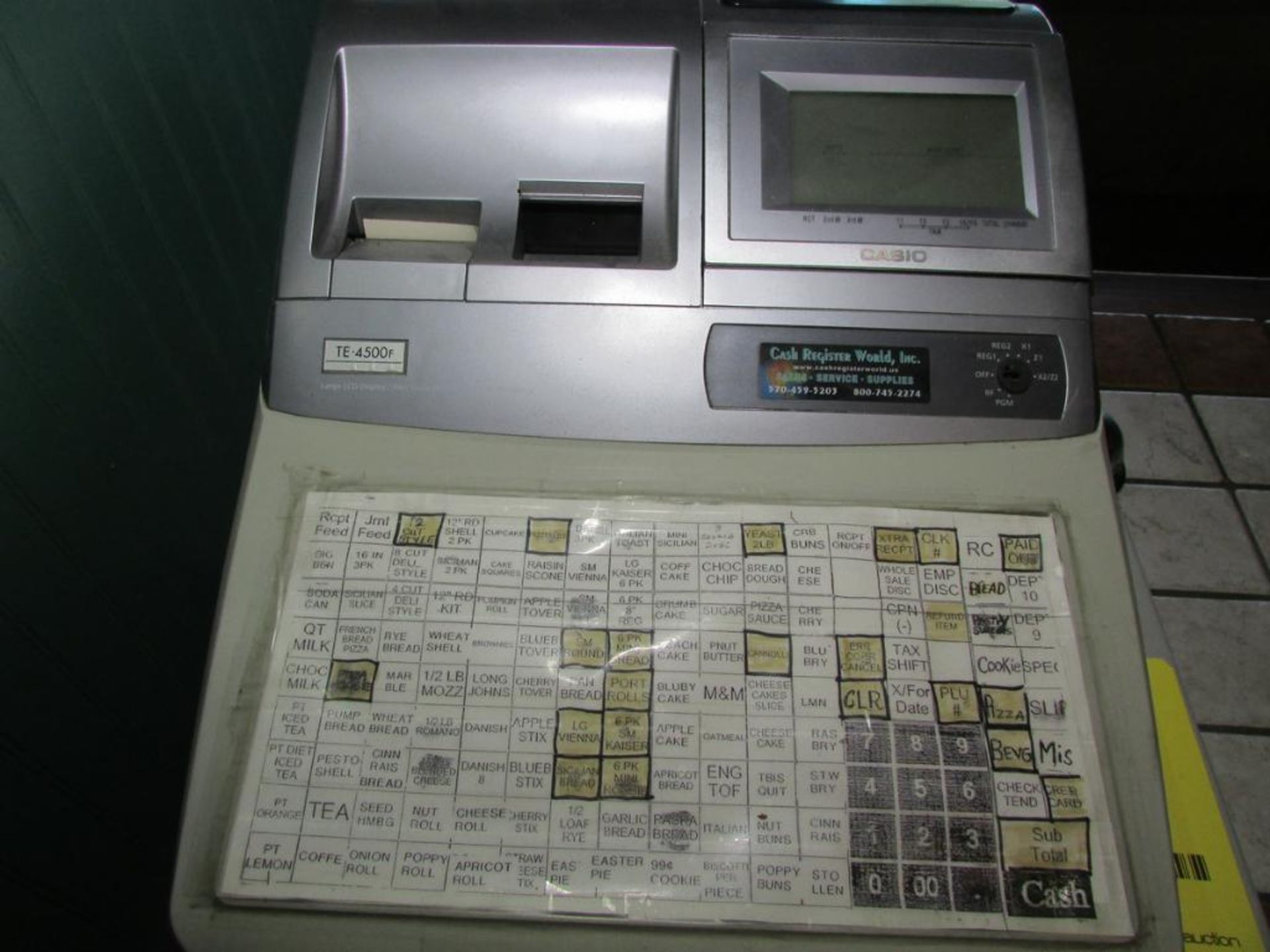 Casio TE-4500F Electronic Cash Register - Image 3 of 6