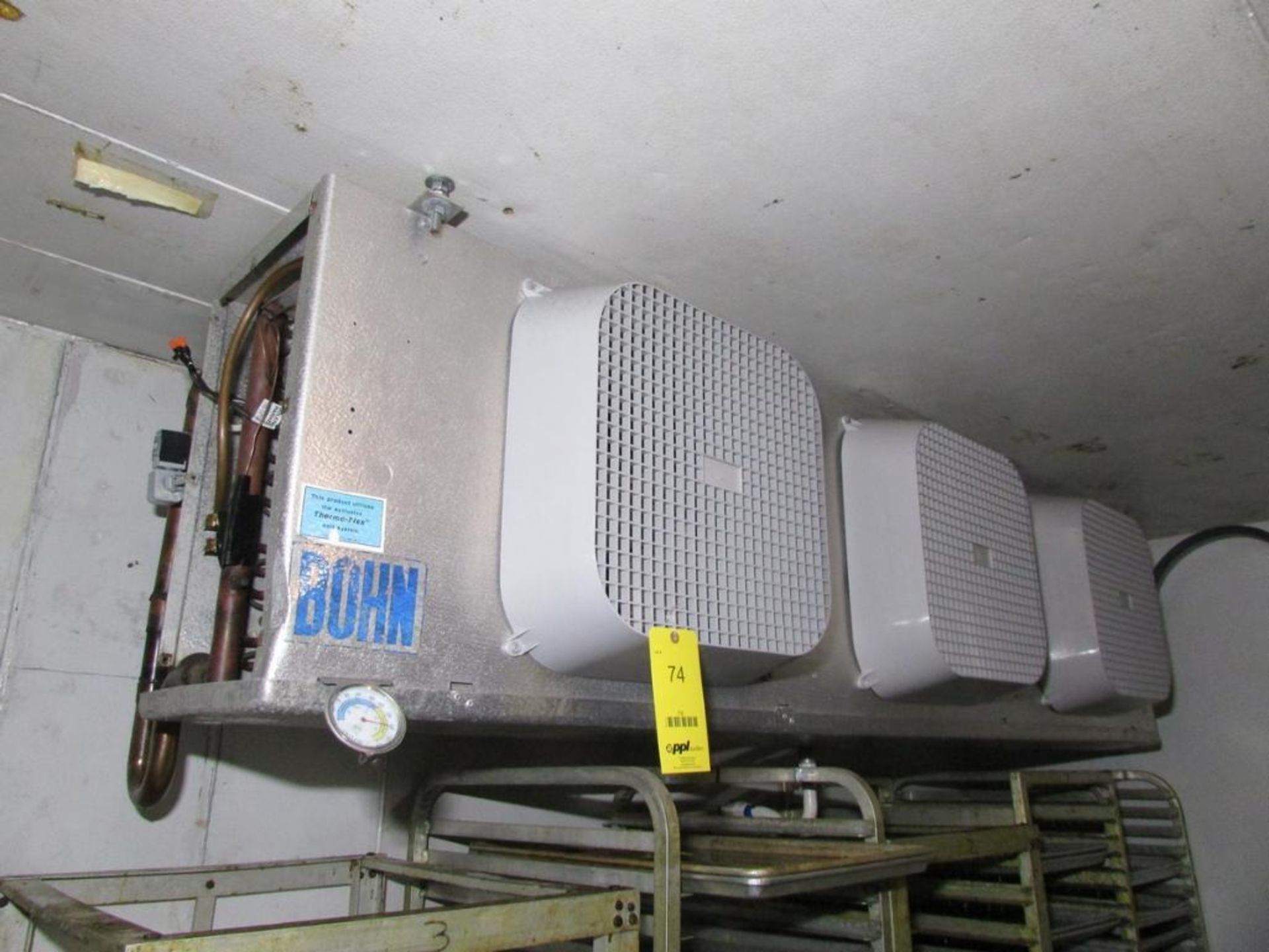 Bohn/Heatcraft BML250CEA 3 Fan Unit Cooler Evaporator. 1/4HP Blowers, 208/230V 60Hz 1PH