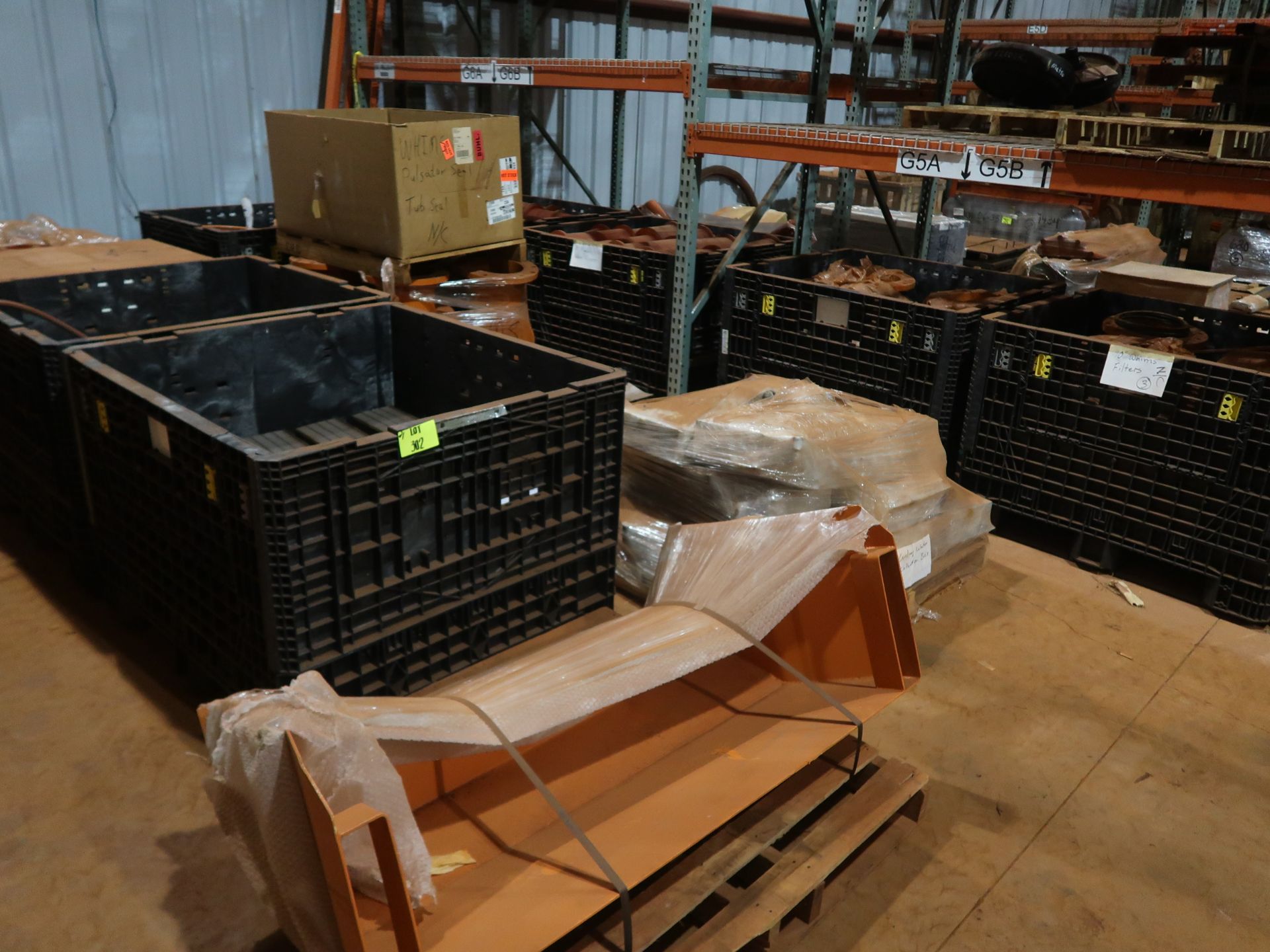 Lot of (14) pallets with Whim parts