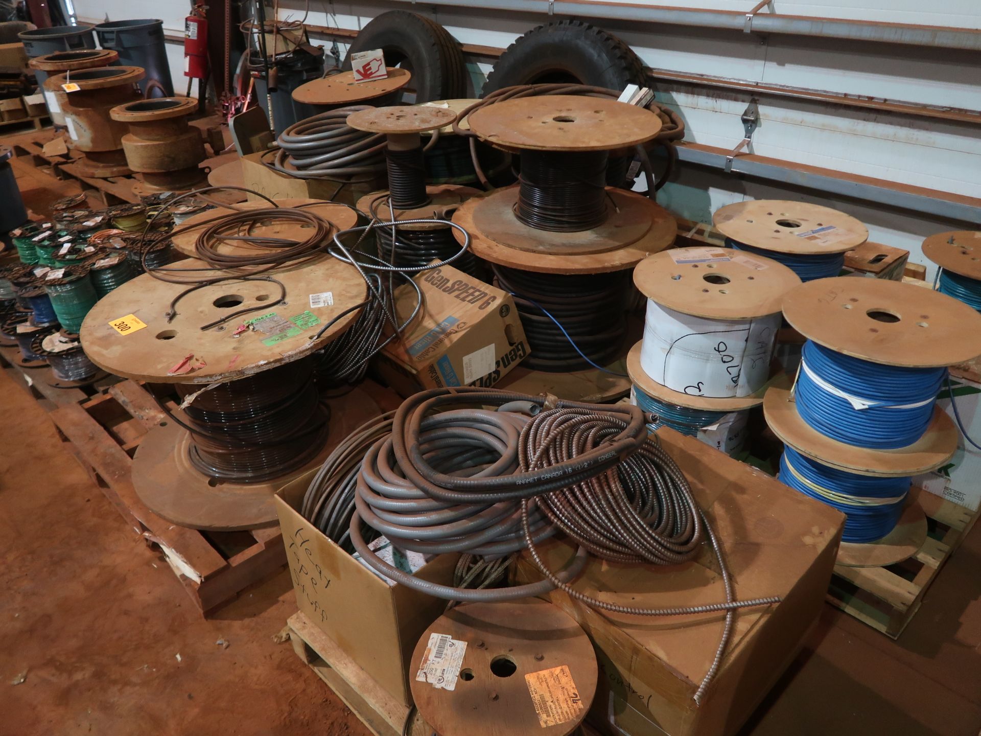 Lot of (6) pallets of gauge wire