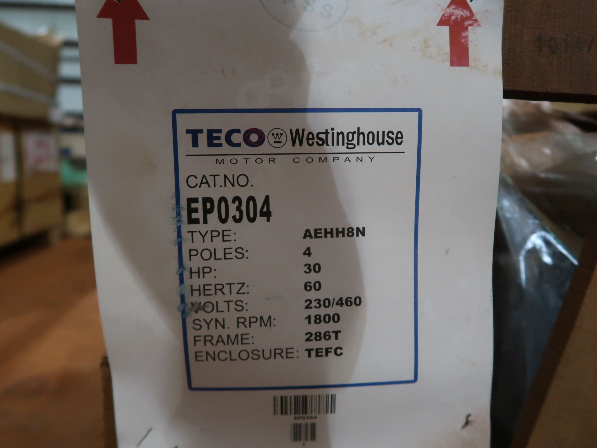 Teco 30 HP motor - Image 2 of 2