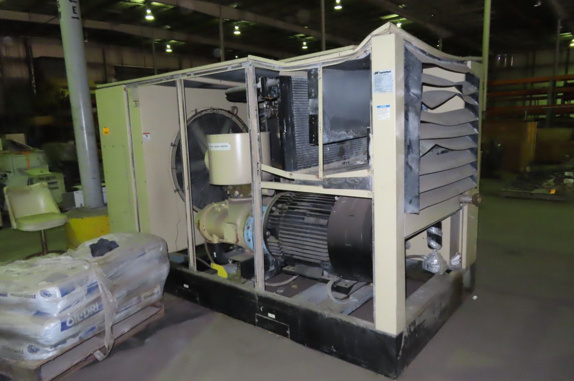Ingersoll Rand air compressor, mod SSRXF150, s/n UO6336, 739 CFM cap, 100 psi, 460V [Area: Savage