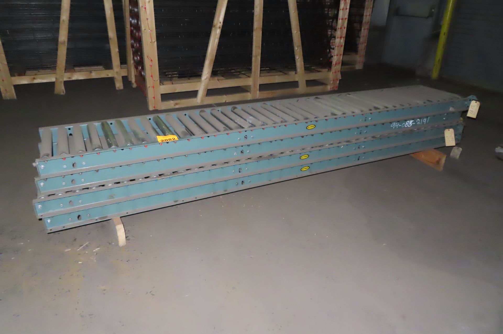 [LOT] (4) Hytrol roller conveyors, 10' x 18"W [Area: Savage Warehouse]