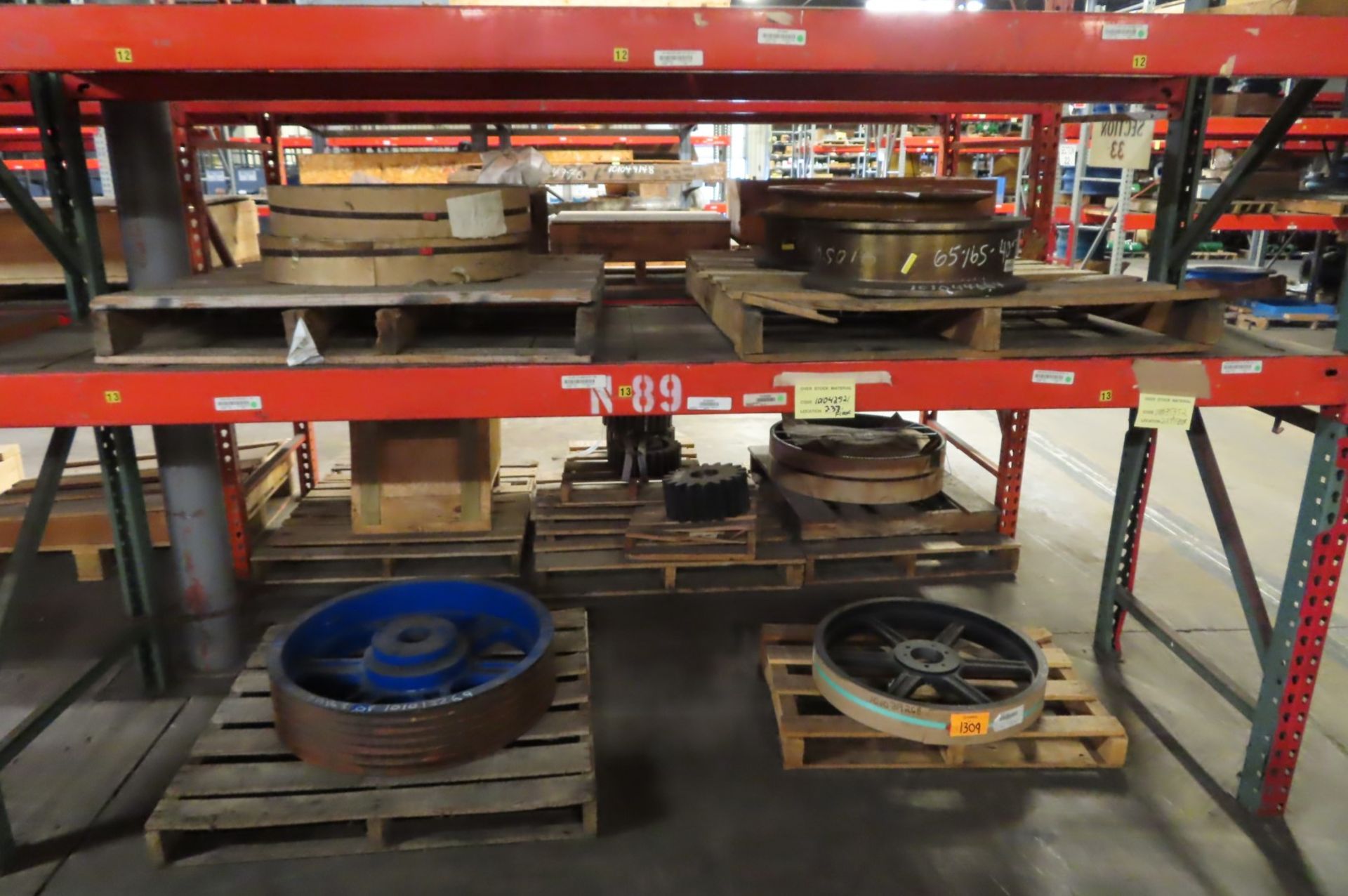 Belt Pulleys, Lot, assorted type and sizes on (12) pallets [Area: Piedmont Storeroom] - Image 4 of 4