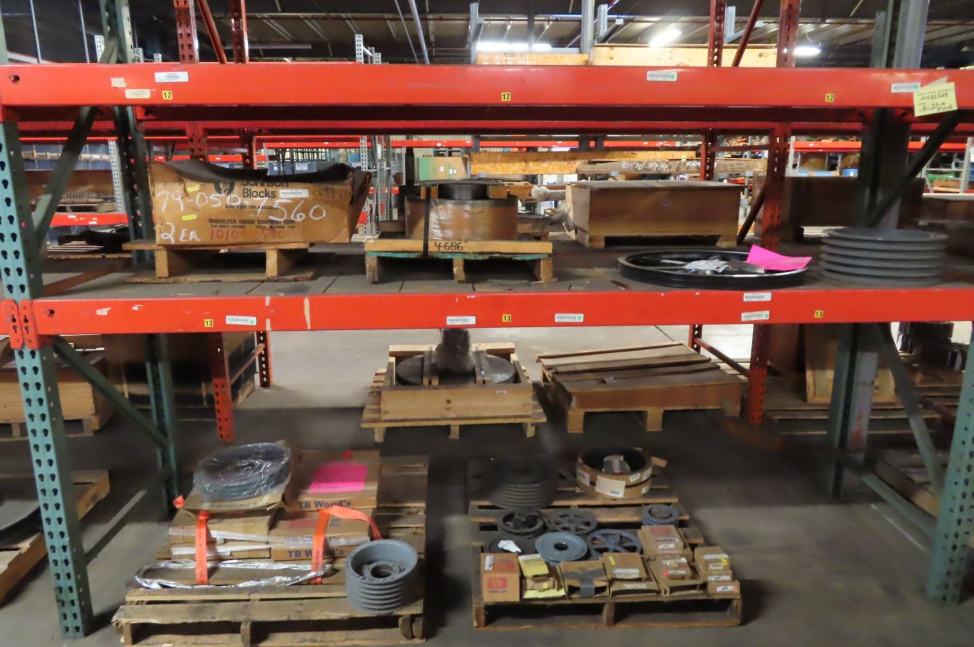 Belt Pulleys, Lot, assorted type and sizes on (12) pallets [Area: Piedmont Storeroom] - Image 3 of 4