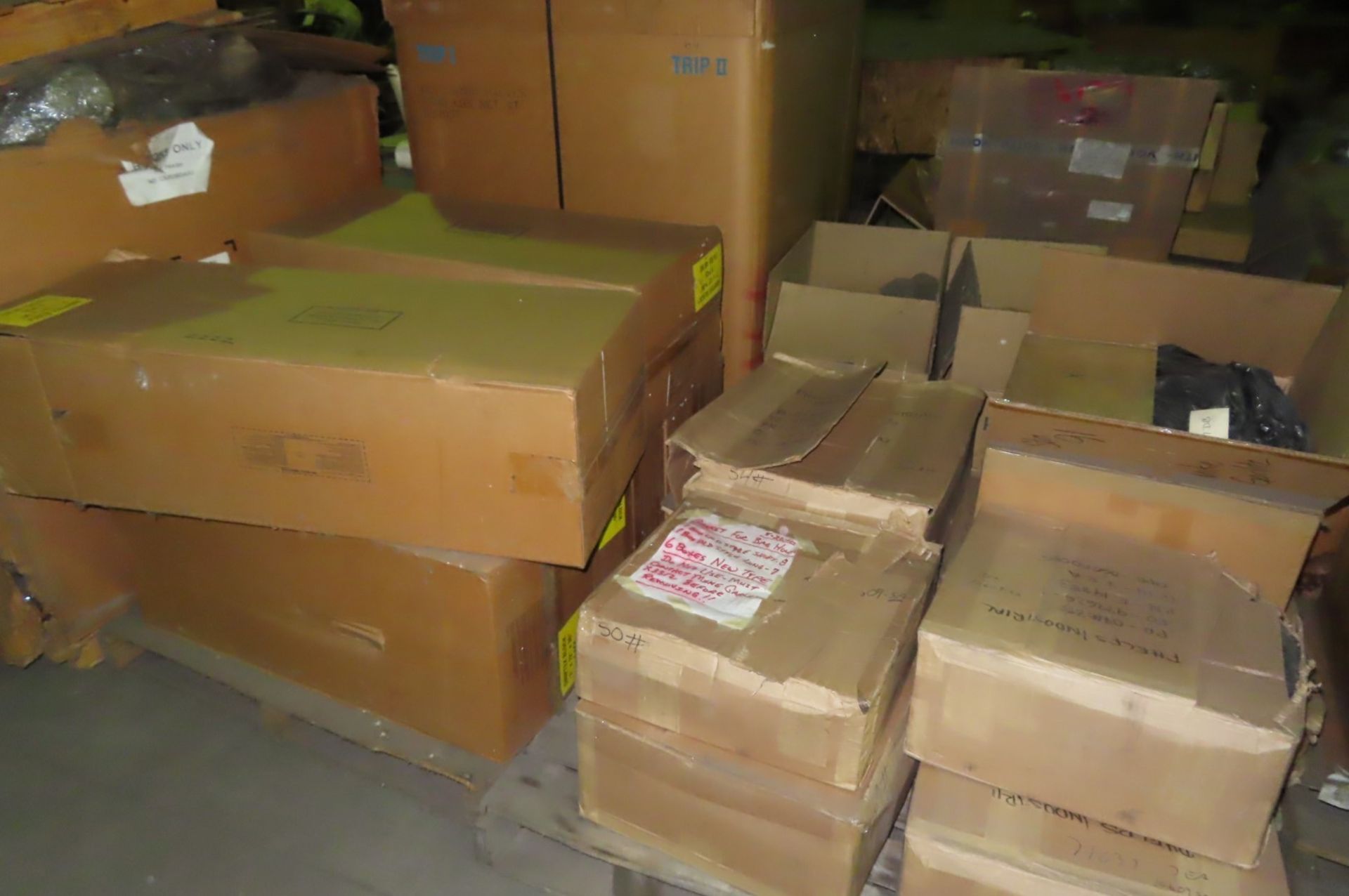 [LOT] (31) Pallets of assorted parts, gasket, block, light, U-joint, flange, heater [Area: Savage - Image 6 of 6