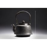 ARTE GIAPPONESE A large tetsubin teapot Japan, Meiji period, 19th century .