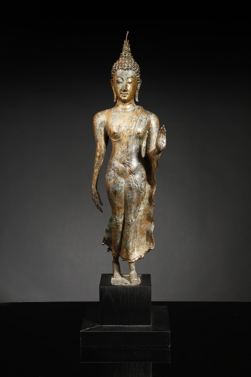 Arte Sud-Est Asiatico Walking Buddha Thailand, 19th century .