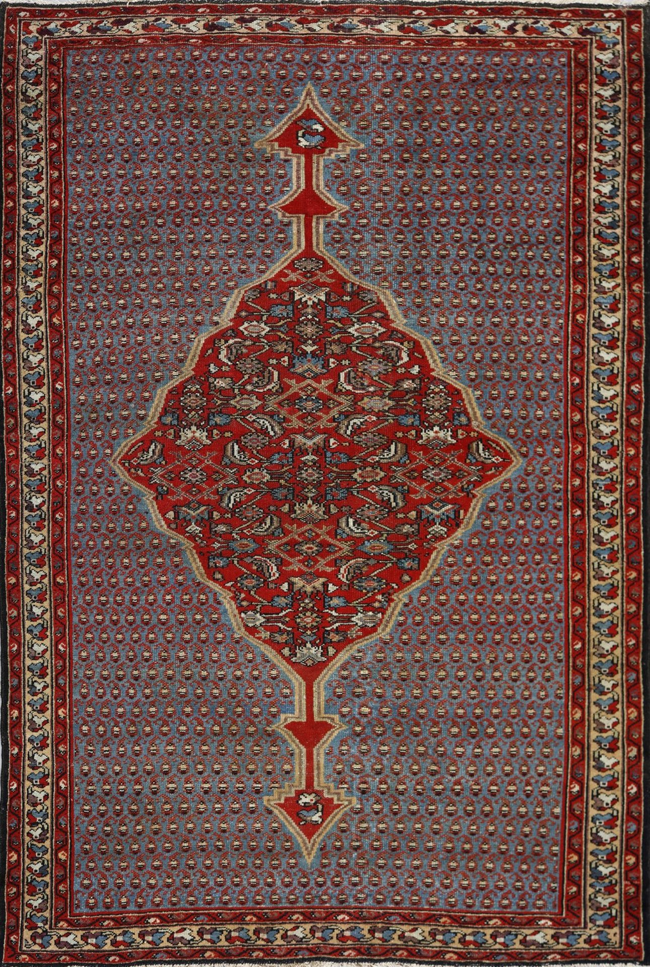 .  A Mishan Malayer rug Iran, late 19th - early 20th century . - Bild 2 aus 4