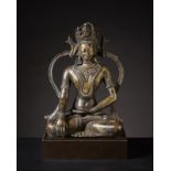 Arte Himalayana A bronze figure of AkshobhyaWestern Tibet, possibly 13th-14th century .