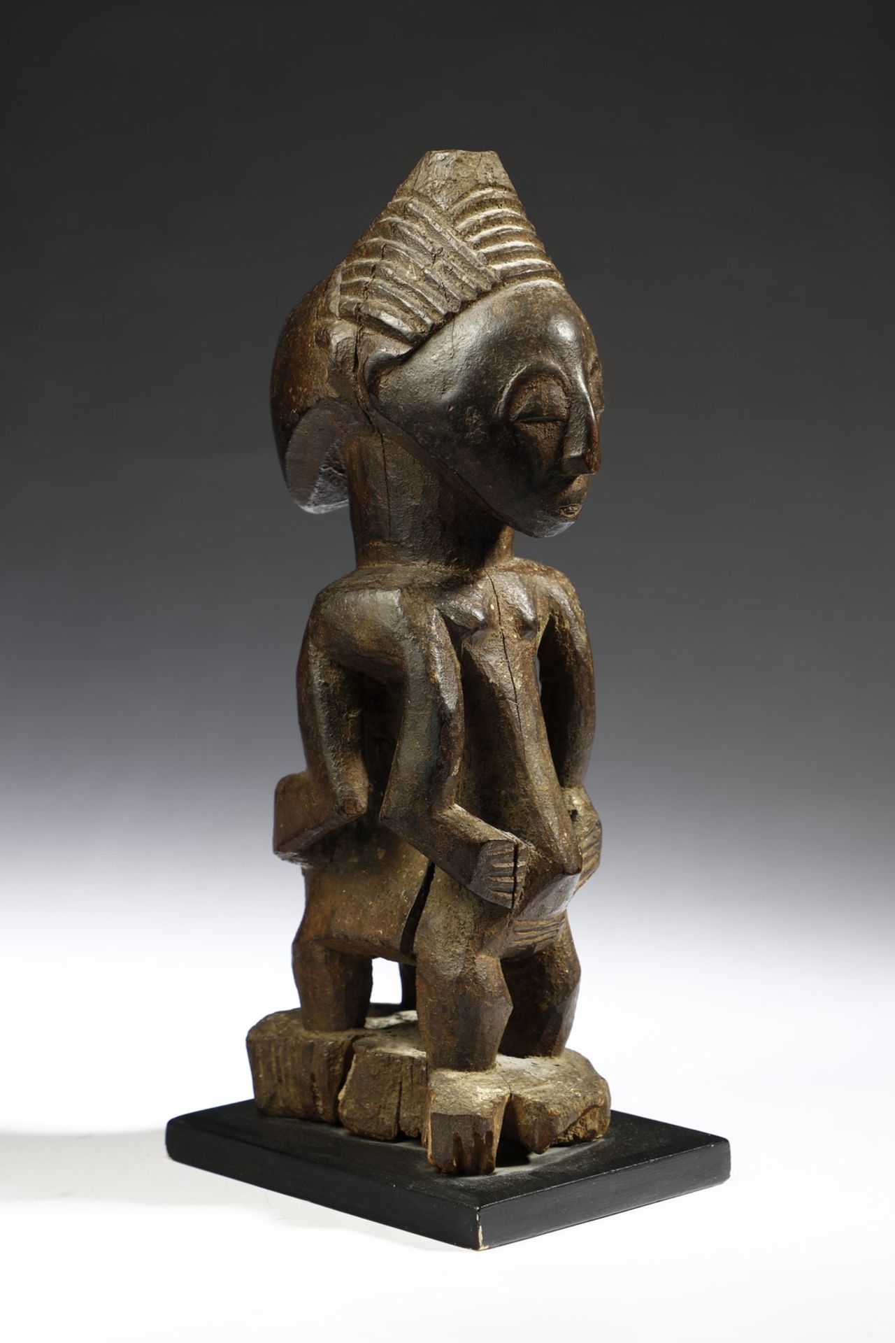 Arte africana Gianiform statuetteHemba, Zaire. - Image 3 of 3