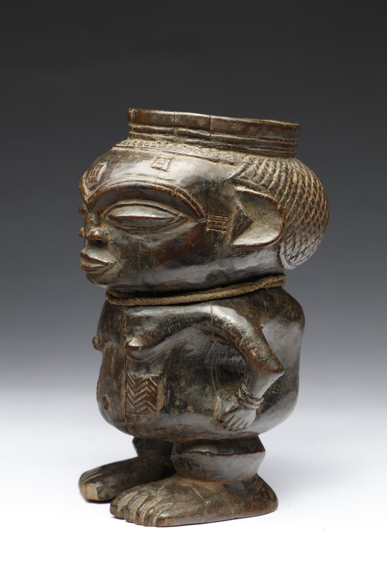 Arte africana Libation cupKuba, D.R. of Congo. - Image 2 of 5