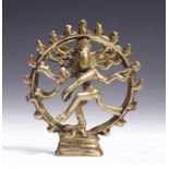 Arte Indiana A bronze figure of Shiva Nataraja India, 16th-17th century .