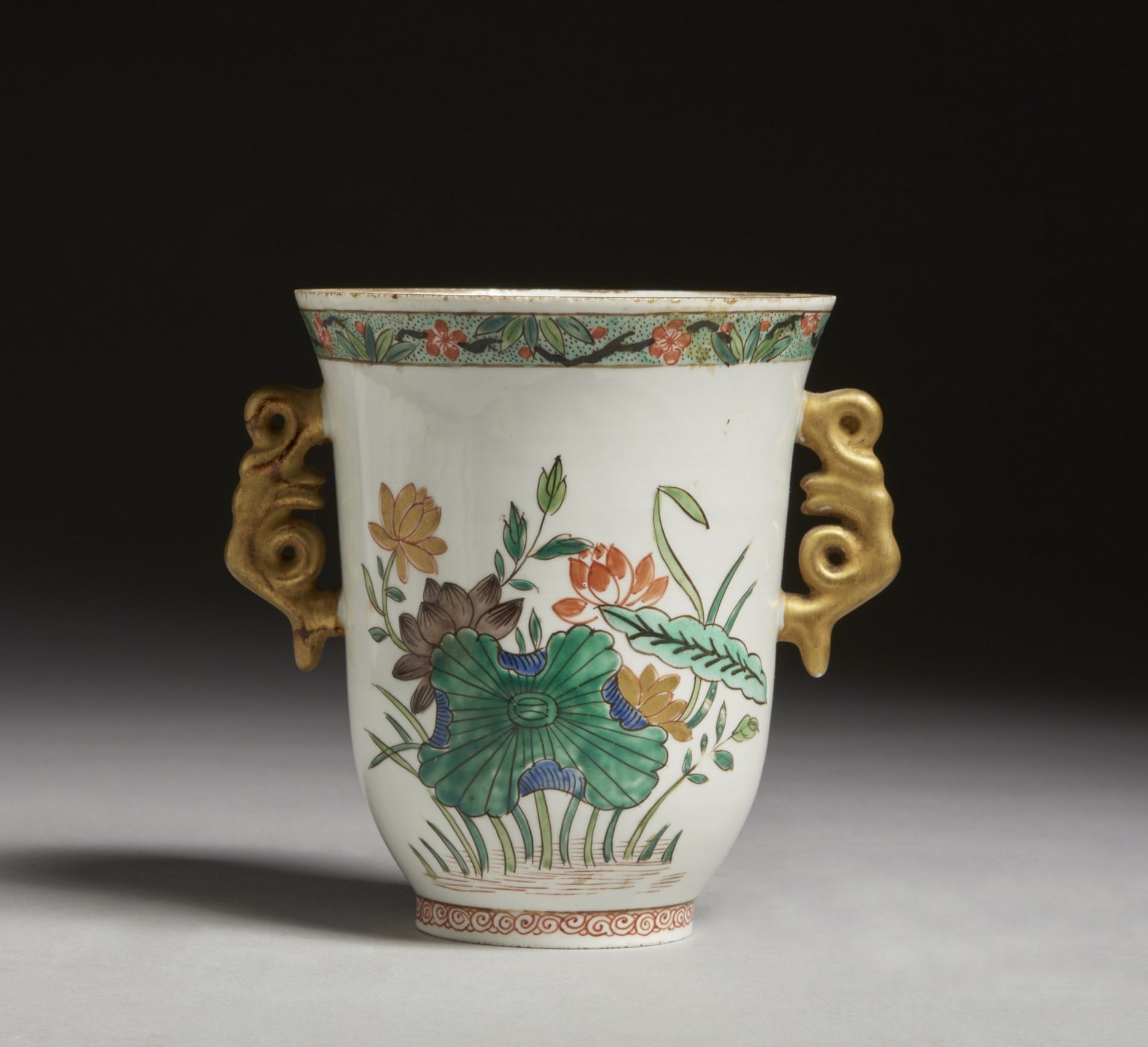 Arte Cinese Two famille verte porcelain cups China, 17th-18th century . - Image 3 of 6
