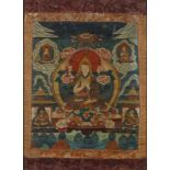 Arte Himalayana A thangka depicting TsongkaphaTibet, 20th century .