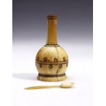 Arte Islamica A small ivory carved scent flask Iran or Egypt, 18th century or earlier .