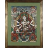 Arte Himalayana A thangka depicting UshnishavijayaNepal, late 18th - 19th century .