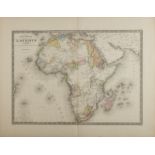 A. Bruè GeographeCarte generale de l'Afrique, 1875Revue par E.Levasseur, Membre de l'istitut Geogra