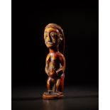 Tabwa - Repubblica Democratica del Congo Sculpture of ancestor.Ivory.Signs of use.