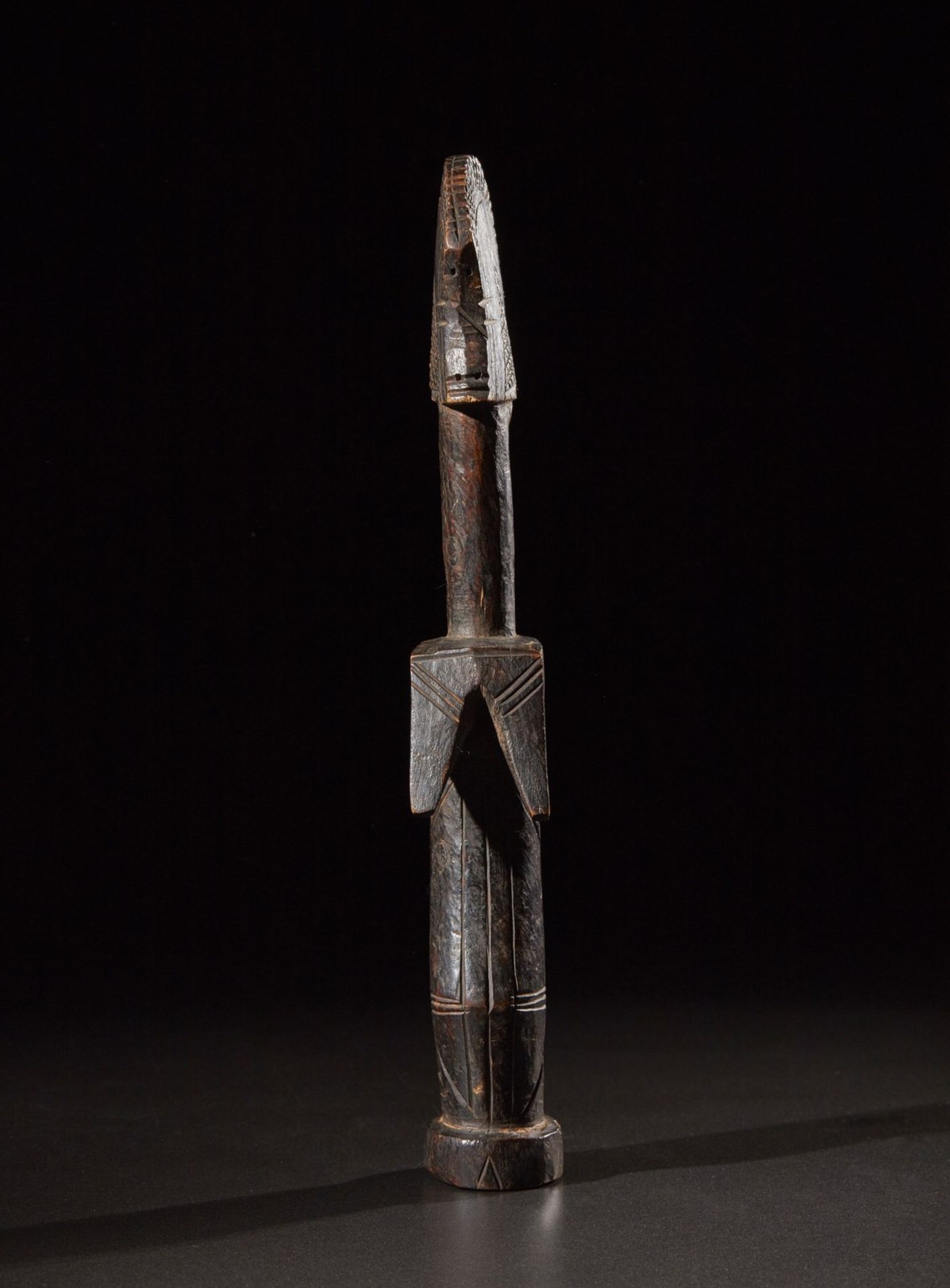 Mossi - Burkina Faso Fertility doll.Hardwood with dark patina.Signs of use. - Image 3 of 4