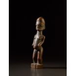 Lobi - Burkina Faso Male figure or Bateba.Hard wood.Signs of use.