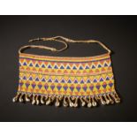 Kirdi - Camerun Cache sexe skirt.Cotton, beads and shells.Small shortcomings and signs of use.