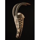 Bobo - Burkina Faso Mask antelope Nyanga.Hardwood with natural patina, pigments.Small defects, sho