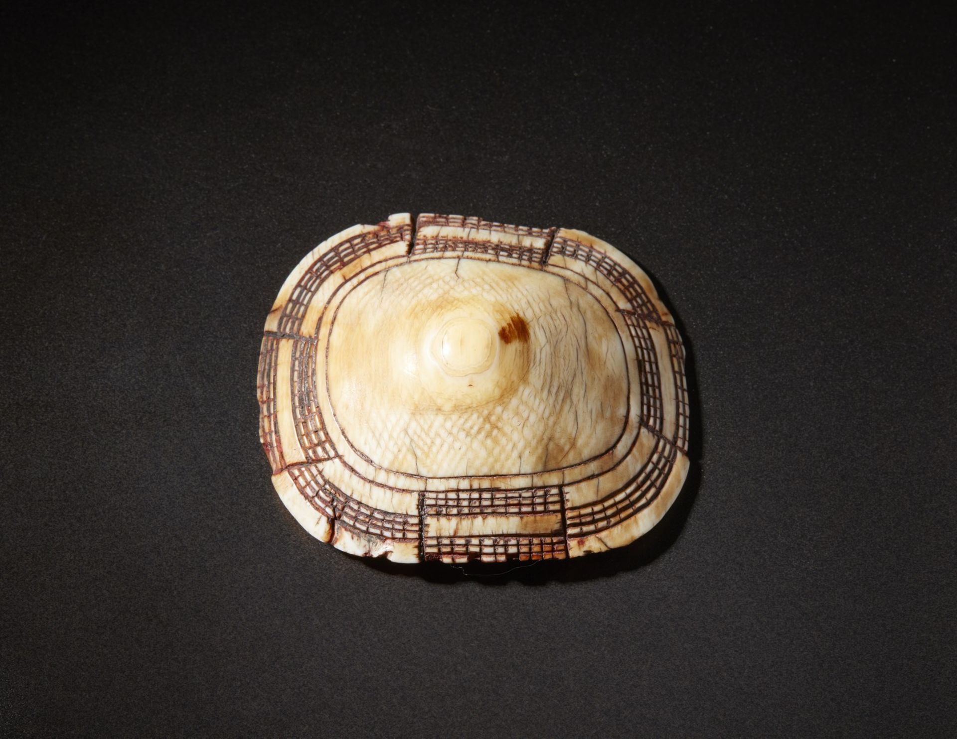 Cuanhama - Namibia  Button or Omakipa.Ivory.Small defects and signs of use.
