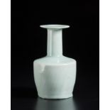A celadon glazed porcelain vase China, 20th century Cm 10,50 x 17,00