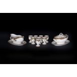 A group of white porcelain tableware Japan, 19th century Mint condition. Provenance: Important