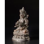 A bronze figure of seated Vajrasattva Nepal, 19th - early 20th century Cm 11,00 x 18,00