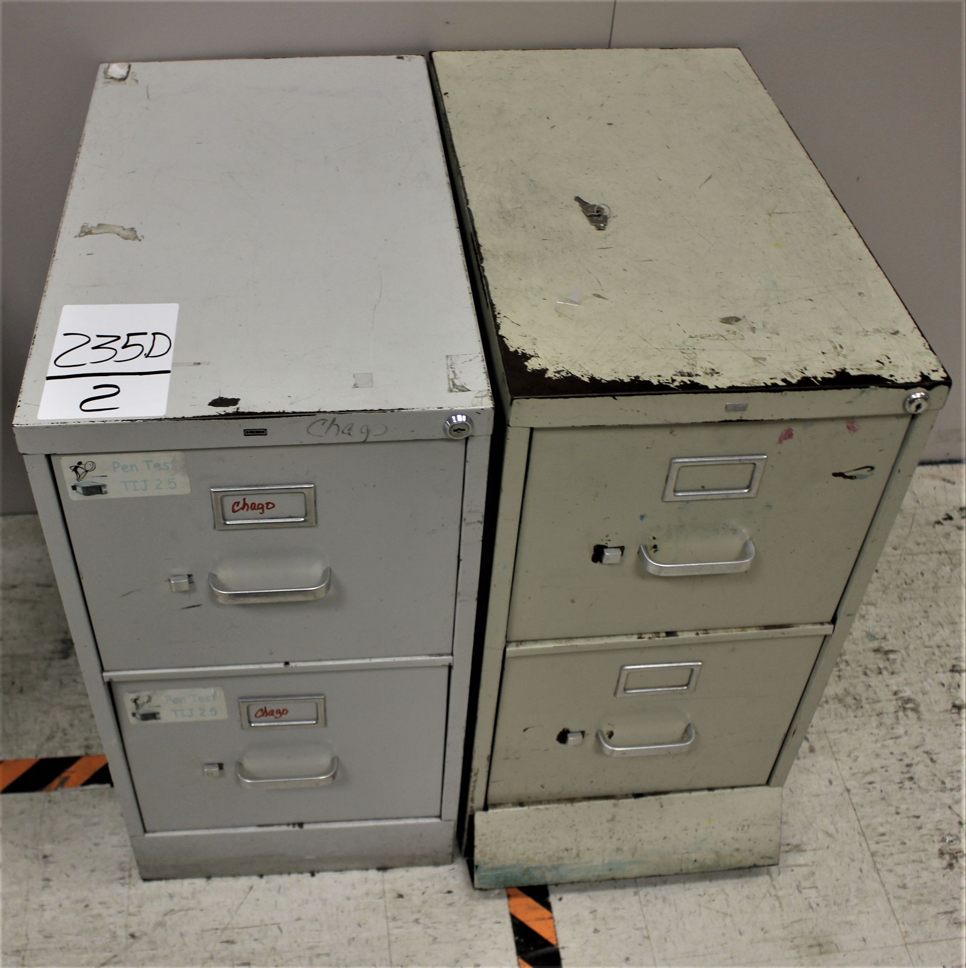 2 DRAWE FFILE CABINETS