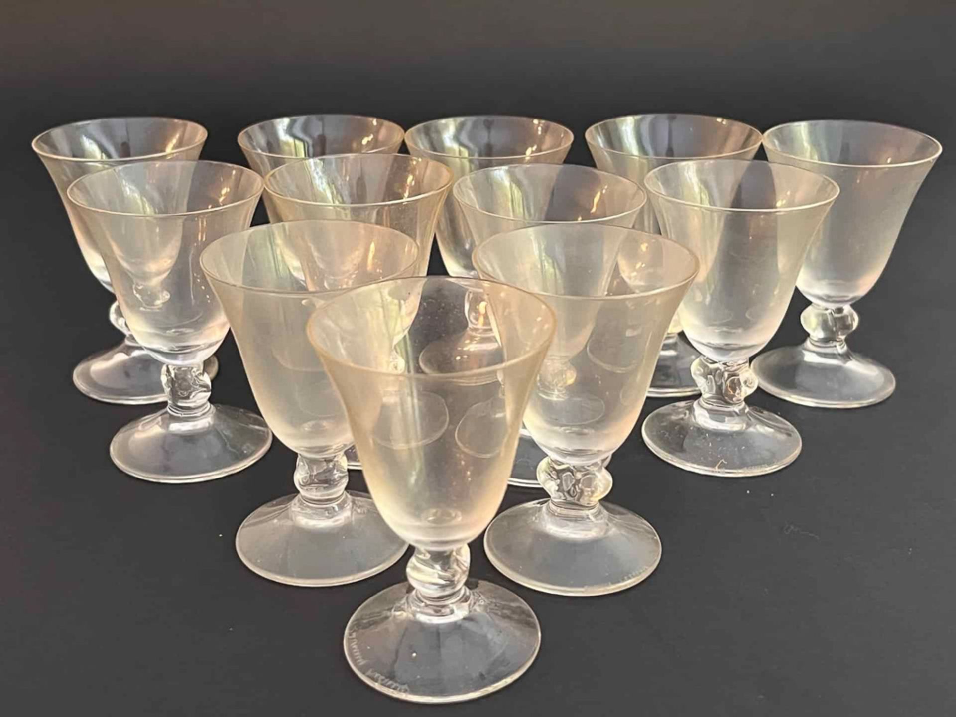 DAUM - SERVICE 12 VERRES À VIN EN CRISTAL