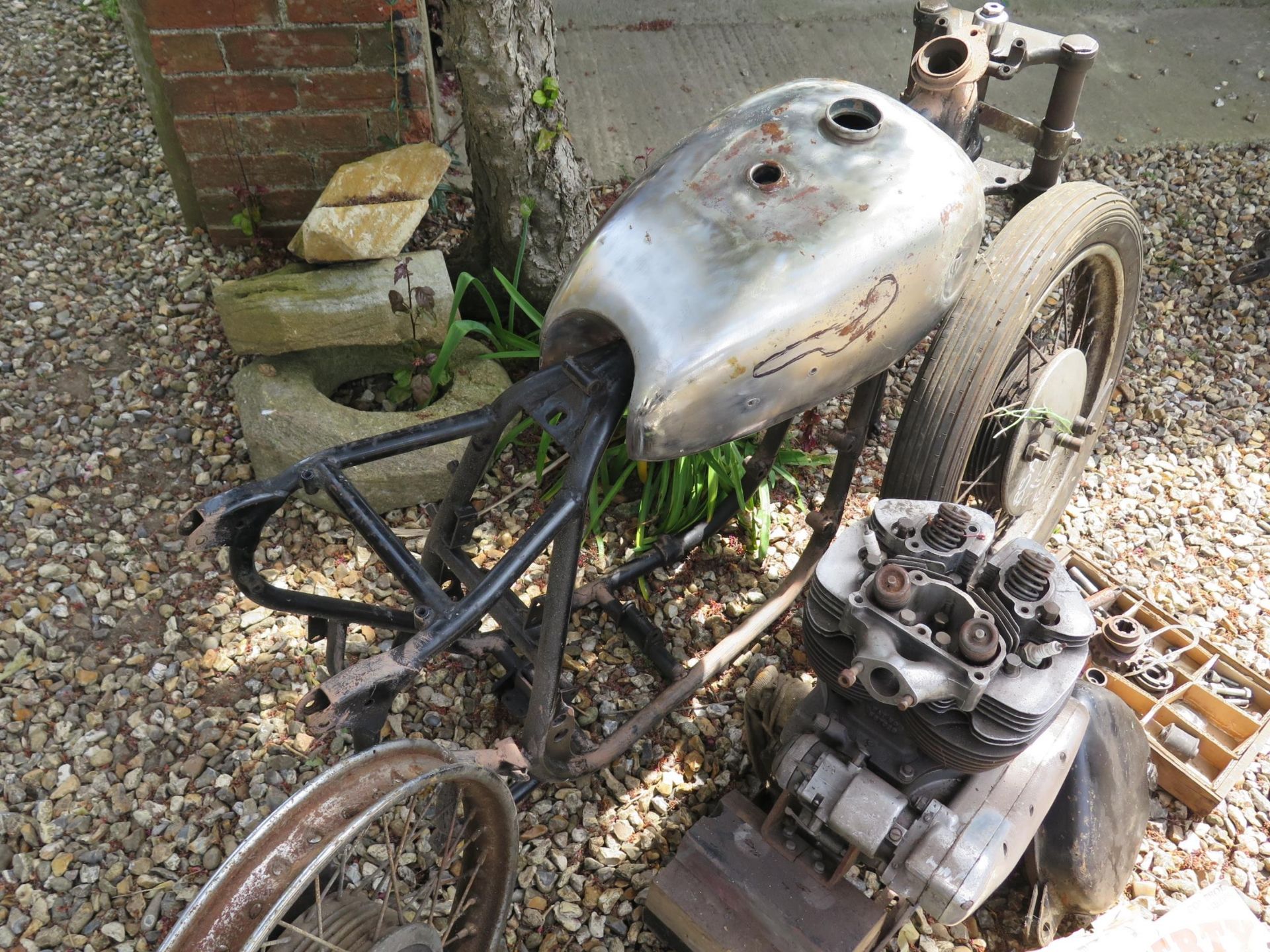 BSA A10 Project Being sold without reserve BSA A 10 project with few parts missing Spare engine - Image 9 of 10