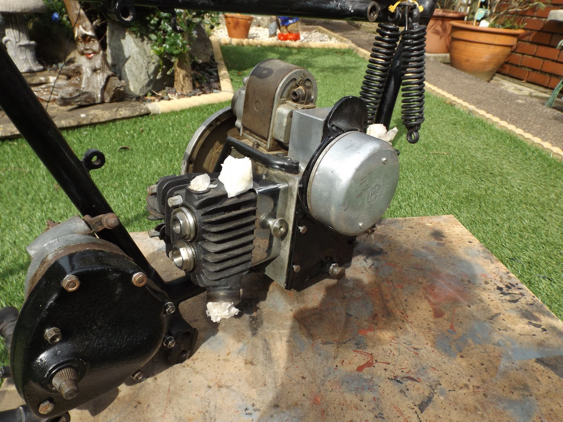 1932 Douglas TS frame With an engine, gearbox, clutch and a magneto (£500 rebuild) - Image 2 of 4