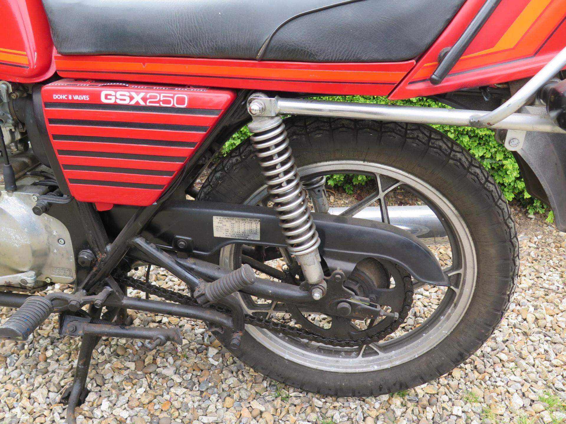 1981 Suzuki GSX 250 Being sold without reserve Registration number MDW 748X Frame number GS 25X - Image 9 of 9