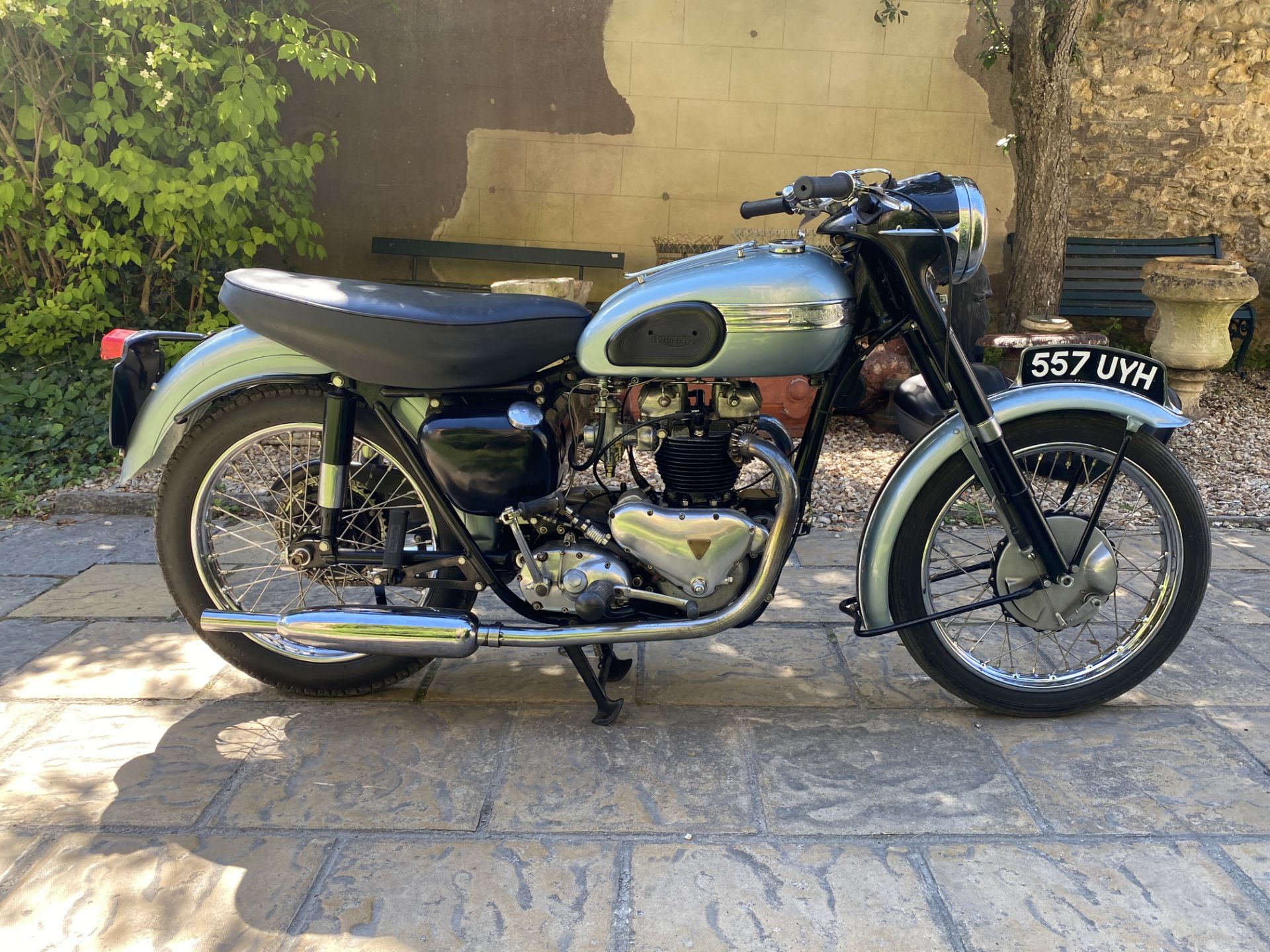 1955 Triumph T110 Registration number 557 UYH Frame number 57651 Engine number T11057651 37,379