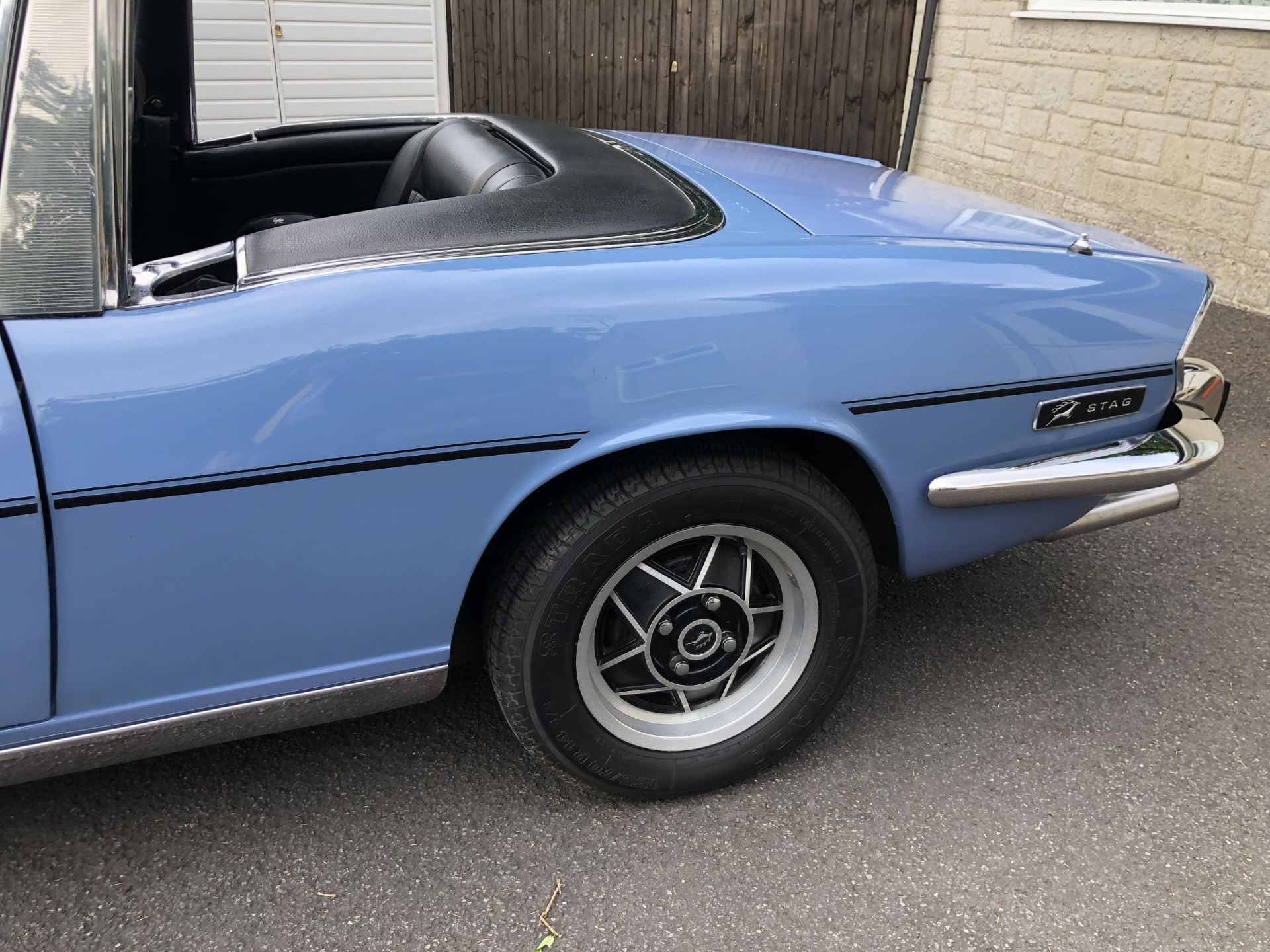 1975 Triumph Stag Registration number KNK 148N French blue with a black interior Automatic Gearbox - Image 46 of 57